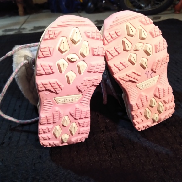 Carters Duck boots Lined Waterproof Sz 7 - Picture 6 of 8